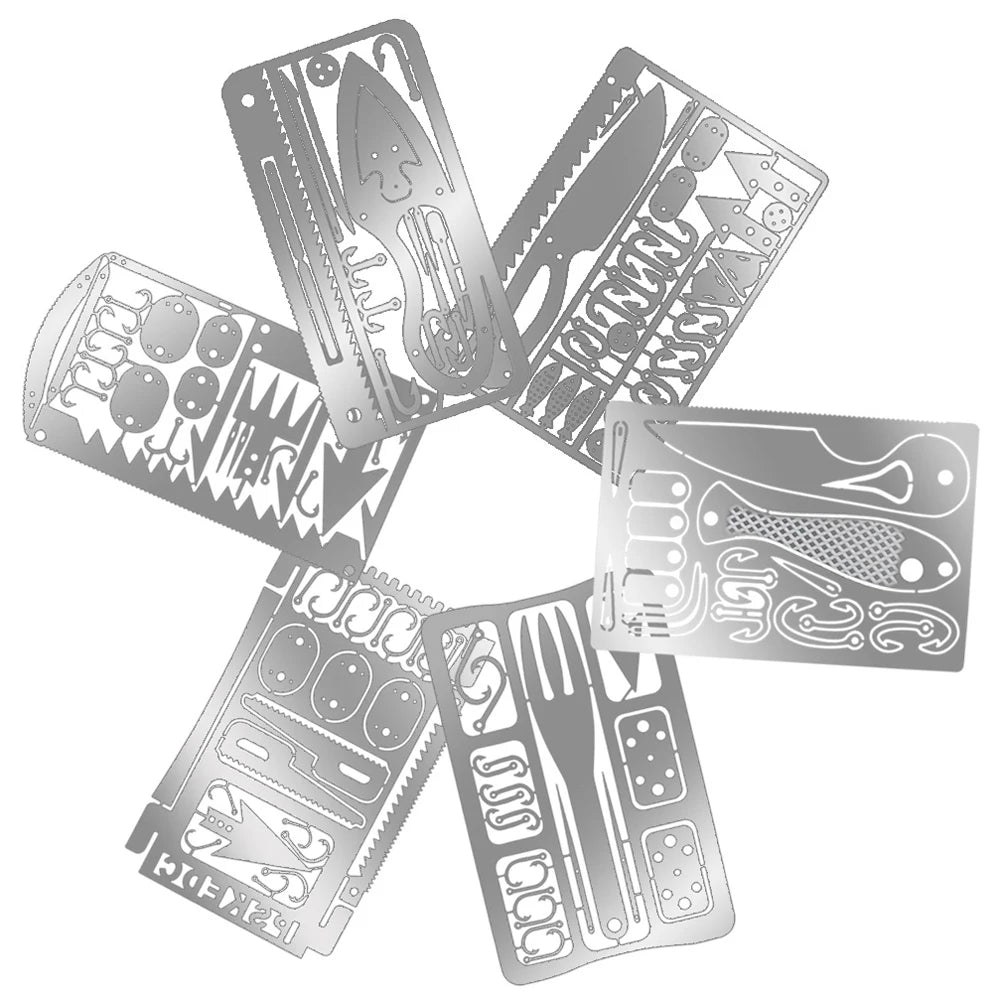 Baiyuheng High Good Quality Portable Hiking Survival Credit Card Tool