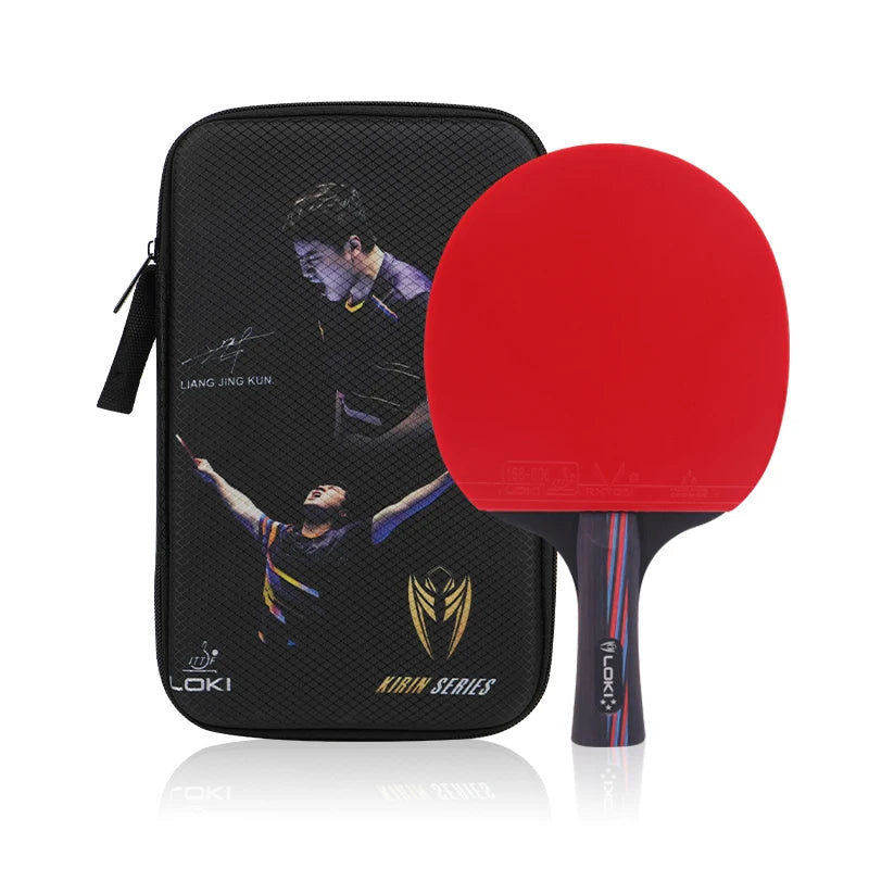 LOKI X3 High Performance Basswood Single Ping Pong Racket and Free Racket case