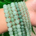Green Aventurine Jades Loose Stone Beads 4/6/8/10/12MM round Smooth for Bracelet Jewelry Making