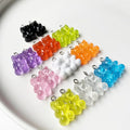 Fashion Cartoon Style Resin Bear Animal Colorful Gummy Jewelry Making Accessories