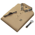 Men's XL Size Short-Sleeved for  Shirt Breathable Knitted Embroidered 3D ODM High Design for Golf Colored Techniques