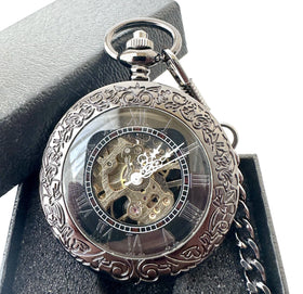 Antique Mechanical Watches Hand Winding Roman Mechanical Pocket Watches
