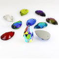 Dongzhou Crystals Wholesale Sewing Accessories Waterdrop Shape Flatback Rhinestones for Garments & Shoes Crystal Stone Beads