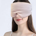 Custom Soft Silk Elastic Band Eye Mask Luxury Travel Blackout Eye Maskfor Sleeping Super Comfortable Sleep Eye Mask