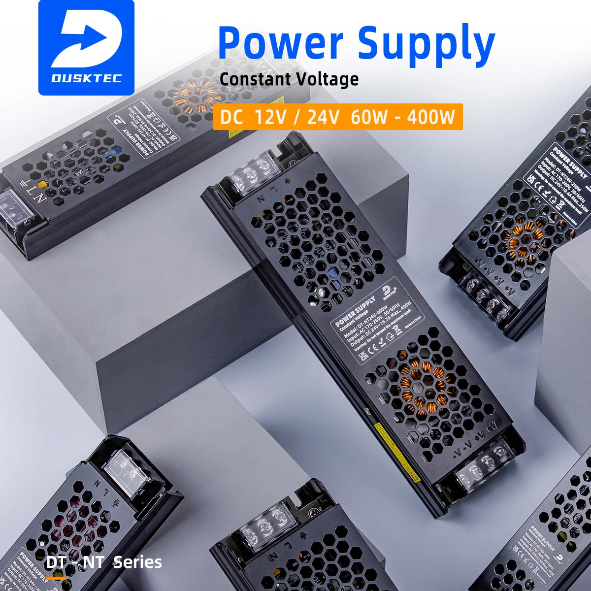 LED Driver 12V 24V 60W LED Switching Power Supply AC 110V/240V to 12V 24V DC Adapter for Indoor COB LED Strip Lights