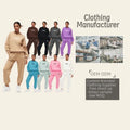 Hoodie Set Customized Women's Set 2 Piece Set Women Winter Clothes Women's Trousers Lounge Wear Winter Clothes