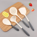 High Quality Household Silicone Kitchenware Four-Piece Multifunctional Cooking Spatula Set with Soup Spoon for Kitchen Use