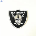 Custom  Football OAKLAND RAIDER LOGO SHIELD PATCH IRON on LAS VEGAS RAIDER Football Team Iron-on Jersey PATCH