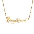Stainless Steel Gold Custom Jewelry Any Language Font Babygirl Mom Name Necklace Bijoux Personalised Necklace