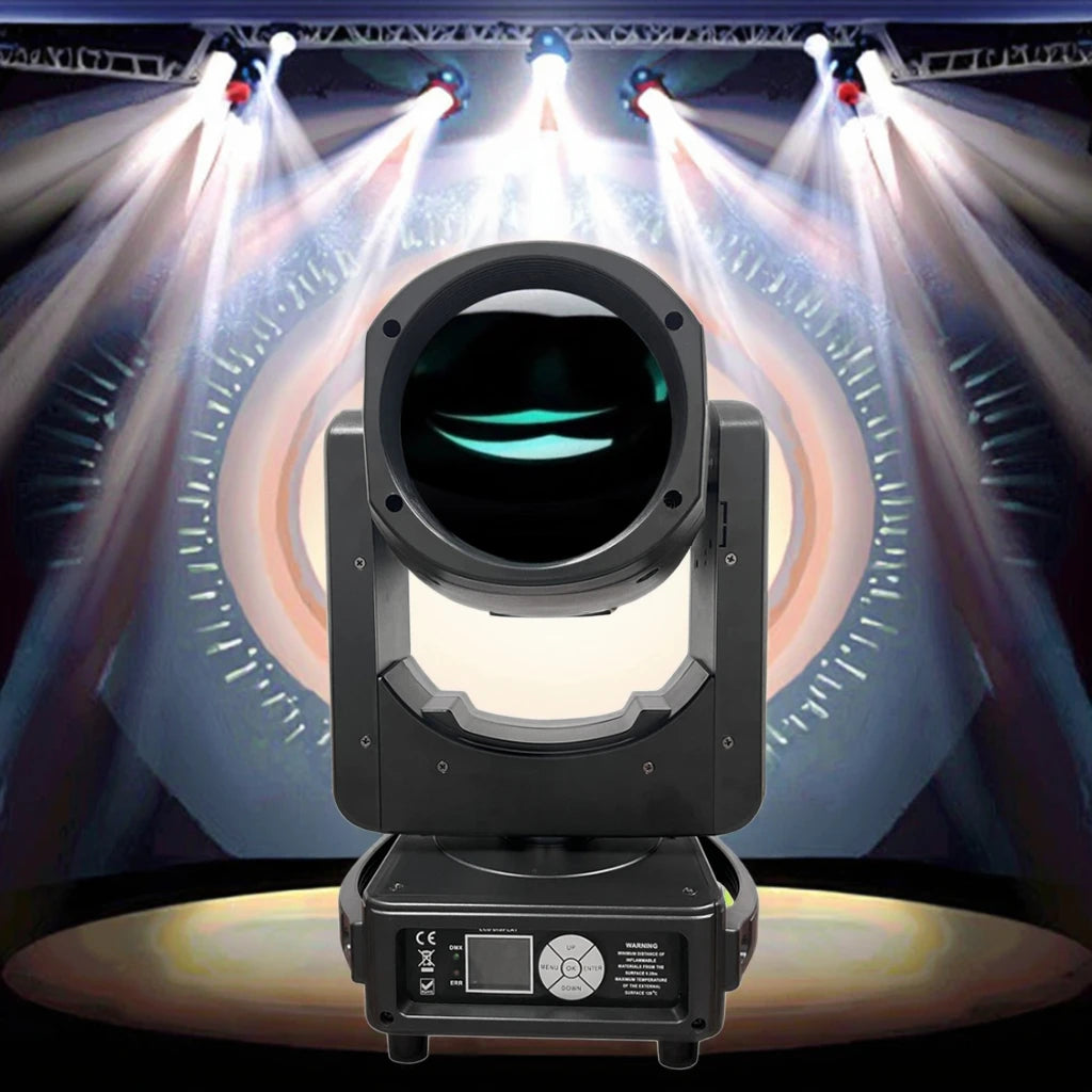 Showtime 295W Moving Head Lights RGBW DMX512 with 14 Color 16 Channels Ra90 5000K Daylight for DJ Disco Wedding Party