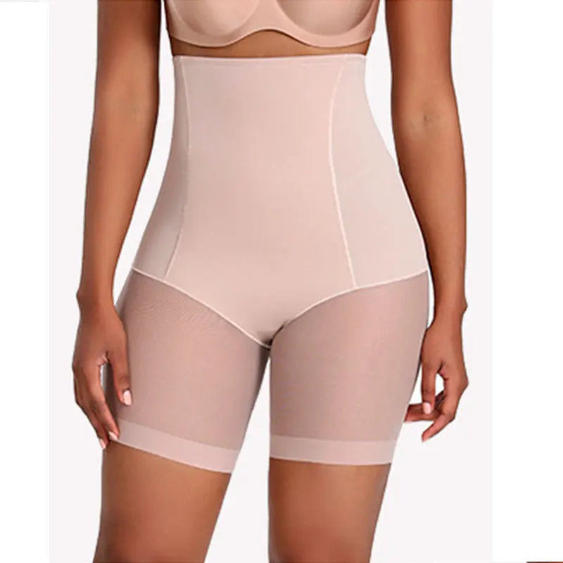 Women Booty Lifter Panties Breathable Mesh Briefs Shapewear Female Plus Size