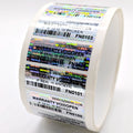 Hologram Warranty Void Sticker Tamper Proof Anti-counterfeiting Label Oil Resistant High Temperature 3D Paper Adhesive Film