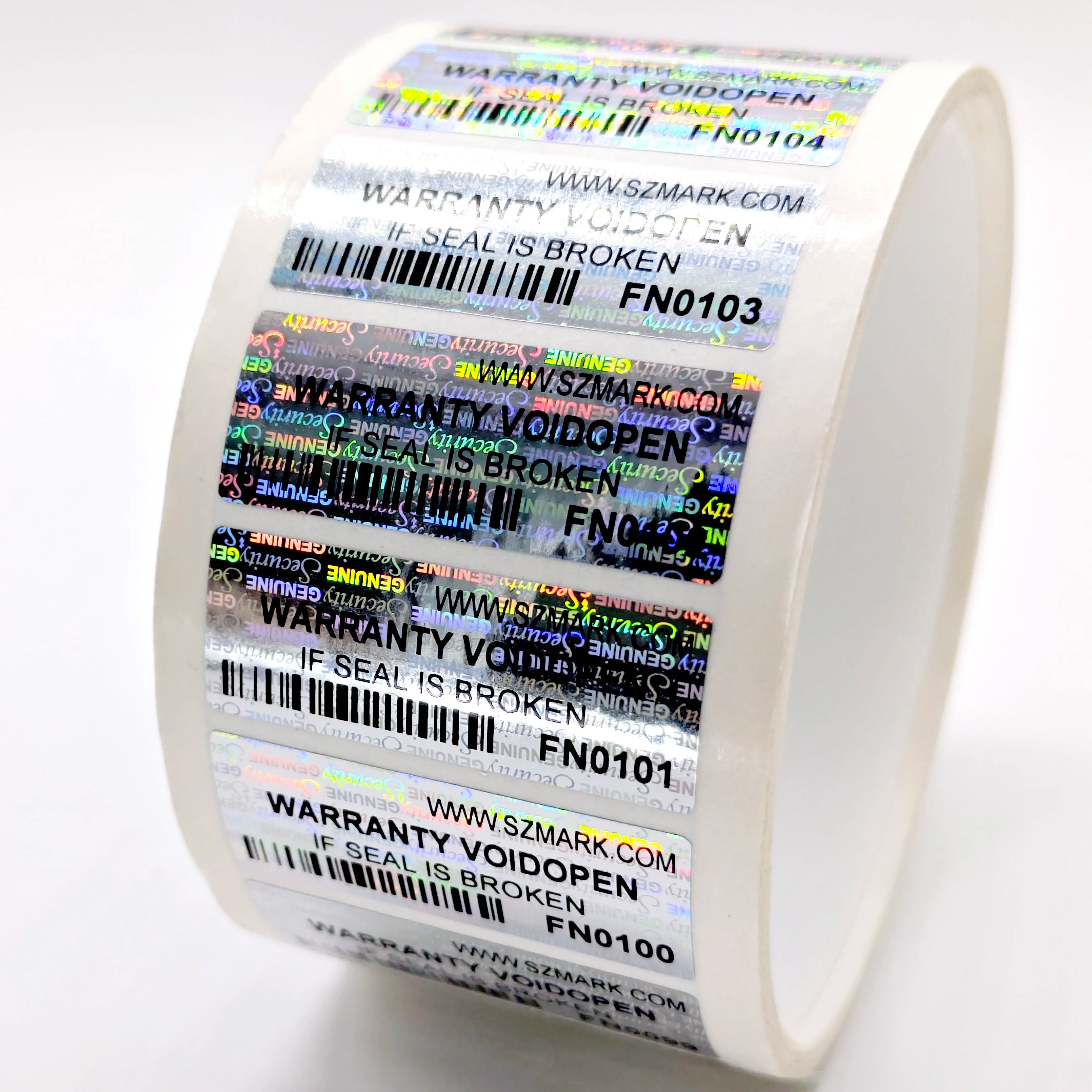 Hologram Warranty Void Sticker Tamper Proof Anti-counterfeiting Label Oil Resistant High Temperature 3D Paper Adhesive Film