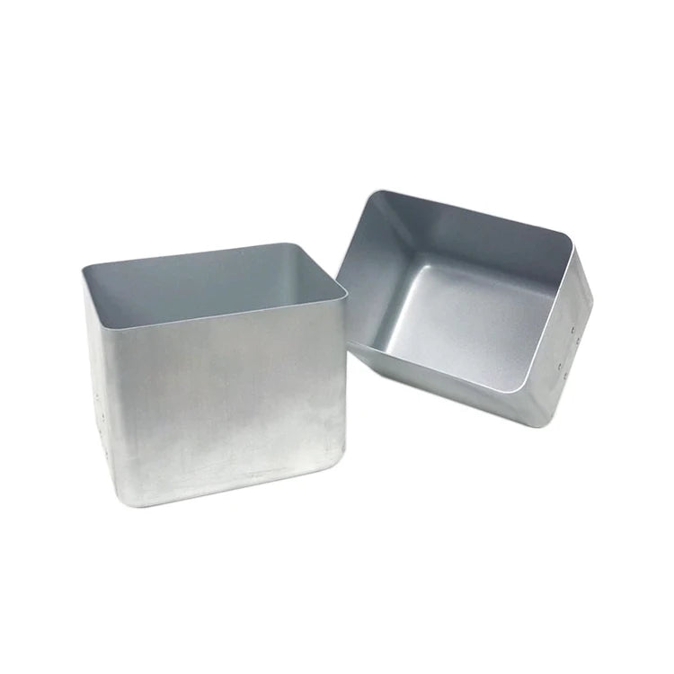 OEM Custom Deep Drawn Anodized Aluminium Square Box Matt/Polish Surface for Ice Bucket Housing Part 0.3-2mm Thickness MOQ 1000