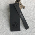 Eco-friendly Recycled Paper Hang Tag Colorless UV Spot Garment Tag Professional Manufacturer Black Clothing Hang Tag