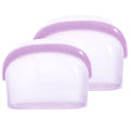 100% Food-grade Silicone Bag Reusable Self-locking Tabs Stand-up Design Storing Food Bag Leakproof Food Bag
