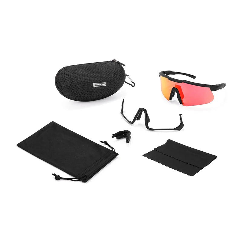 HUBO Sports HB-501 Polarized PC Lenses CE Certified Sports Sunglasses for Men/Women Cycling & Fishing with Custom Logo