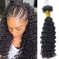 Wholesale Nano Micro Loop Indian Remy Hair Extension Virgin Human Hair Water Wave Deep Wave Loose Wave
