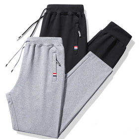 Wholesale Elastic Fashion Custom logo Gym Wear Sports Pants Men's Trousers Loose Men Casual Cotton Sport Long Pants