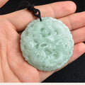 Wholesale Natural Jade Dragon Brand Zodiac Pendant Good for Men and Women Fashion Necklace Charm From Myanmar