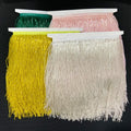 Bling Rhinestone Fringe Trim Costume Trimming Crafts Handmade Colorful Beaded Tassel for Fringe Skirts Women