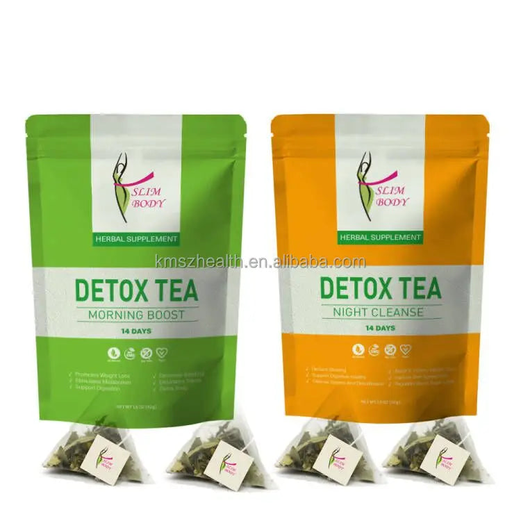 OEM Service 14 and 28 Days Burn Tummy Detox Tea Detoxification With Private Label