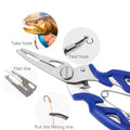 Stainless Steel Fish Control Fish Catching Device Unhooking Device Outdoor Lure Tool Accessories Fishing Pliers