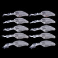 Wholesale CB013-0 9cm 10g Artificial Hard Bait Unpainted Blank Crankbait Fishing Lures