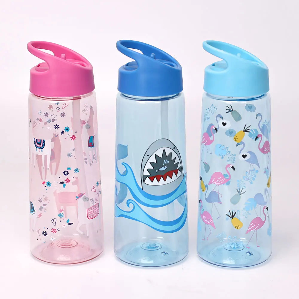 Free Samples Kids Water Bottle Kawaii 650ml Tritan Customized School Water Bottle