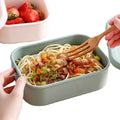 Reusable BPA Free Silicone 900 ML Heat Resistant Lunch Box Food Snack Container Microwave Silicone Bento Box