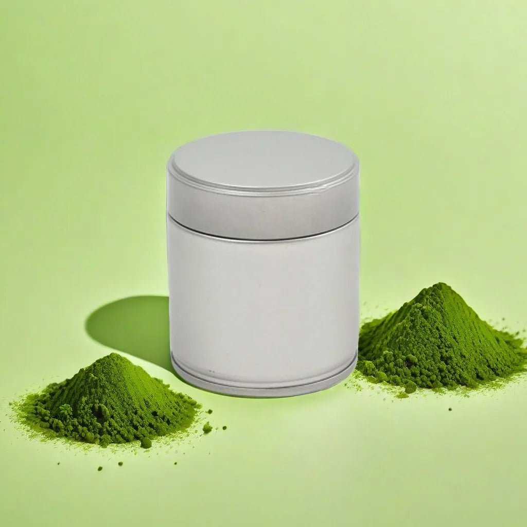 Custom 60*60/ 60*65/ 60*68mm Sealed Airtight 30g 40g 50g Matcha Coffee and Tea  Packaging Plate Tin Metal Round Cans