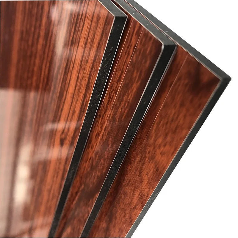 Hot Sale 4x8ft Size PE Coating Wooden ACP ACM Aluminium Composite Panel