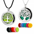 2026 Wholesale Stone Link Chain Number Shape Perfume Box Included Stainless Steel Hollow Aromatherapy Pendant Necklaces