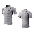 Compression T Shirt 90% Polyester 10% Spandx Custom Logo Workout Basketball Football Training Wear Sports T-shirt GYM Clothing