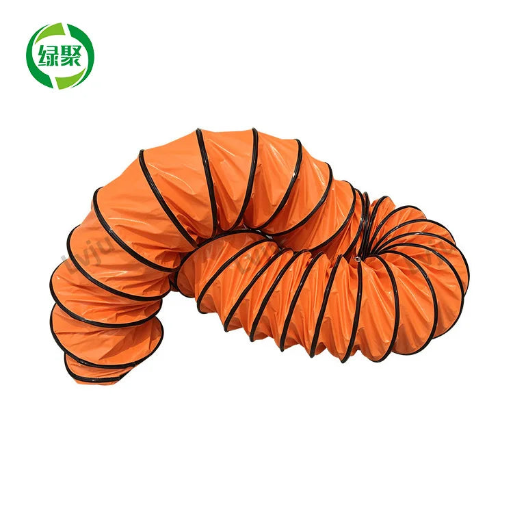 Pvc Tarpaulin Spiral Ducting Air Manufactures Flexible Duct Hose