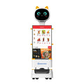 Best Sell Robots De Servicio Touch Screen Delivery Robot With Menu Robot Waiter for Restaurant
