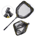 2022 HONOREAL Foldable Aluminum Handle Floating Rubber Fishing Landing Nets