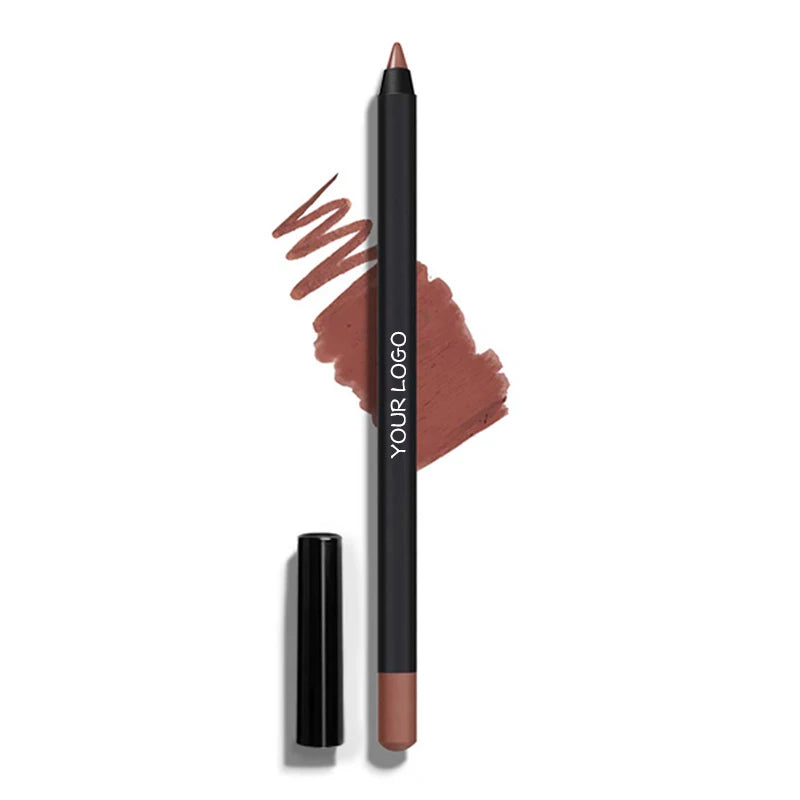Make Your Own Cosmetic Long Lasting Brown Lip Liners Custom Vegan Makeup Private Label Lip Liner Waterproof Matte Lip Liner Pen