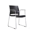 Stackable Plastic School Training Chair Modern Metal Leg Student Small Office Training Chair