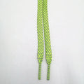 Factory Wholesale Reflective Smart Glow Dark Machine Shoelaces 8mm Flat Printed Polyester Transparent Plastic Tips for Outdoor