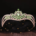 Bridal Crown Headpiece Crystal Luxury Wedding Dress Accessories Princess Birthday Performance Headpiece MegaBDM