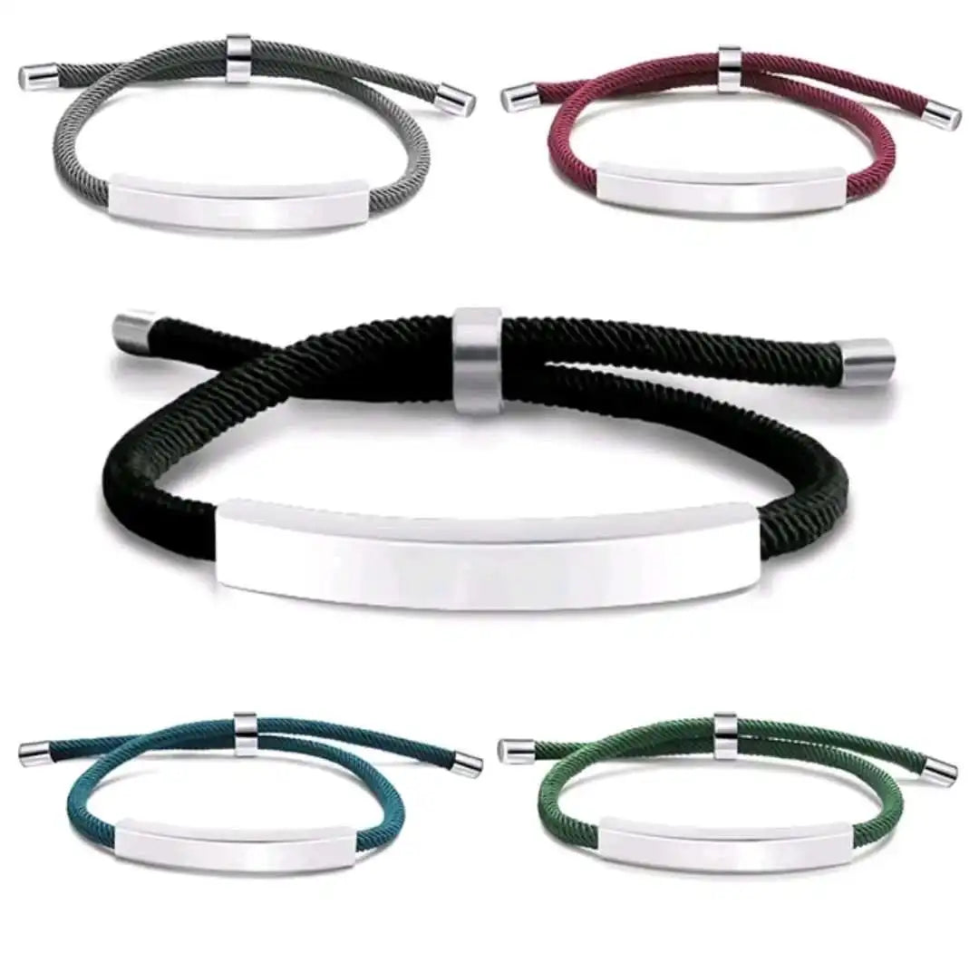 UMI Cross Border Metal Bracelets Customized Logo Father's Day Engraved MY SON Family Gift Luxury Modern Eco-Friendly Lightweight