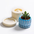 Handmade Tool 3D Large Polygonal Cement Silicone Succulent Plants Mold