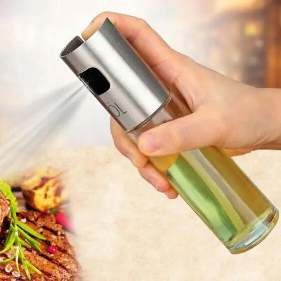 Hot Sale Kitchen Glass Vinegar Olive Oil Dispenser With Spray