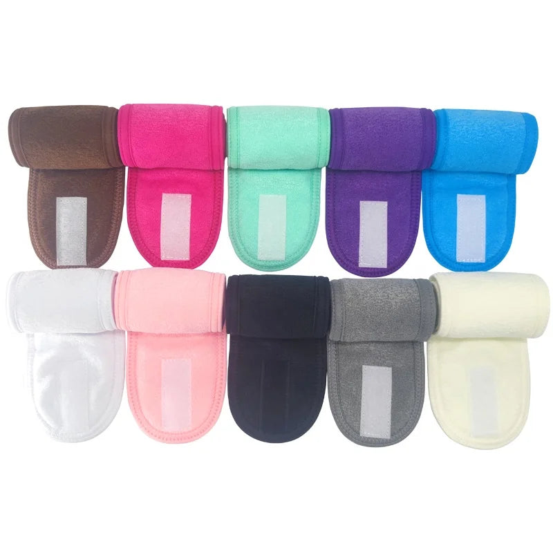 Fashion Cheap Custom Spa Facial Headband Care Turban Elastic Head Band for Women