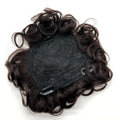 LONGFOR High Quality Indian Remy Hair Topper Curly Hair Patch with Silk Base Closure for Women