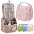 Quality Travel Makeup Bags Women Waterproof Cosmetic Bag Toiletries Organizer Hanging Dry and Wet Separation Storage Bag High