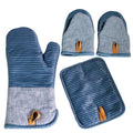New High-quality Cotton Heat-resistant Oven Gloves for Home Kitchen Baking and Insulated Oven Gloves