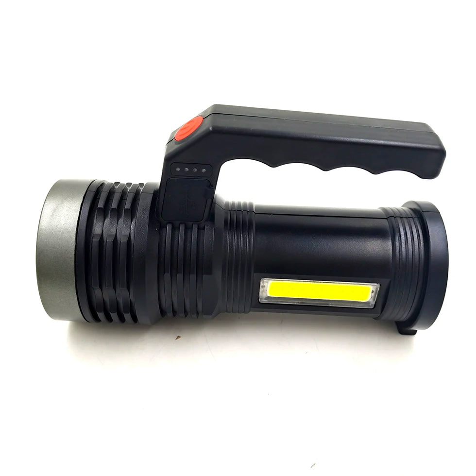 High Power Portable Camping Emergency Tactical Handheld 3 Models Rechargeable USB COB and LED Flashlight