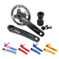 IXF Bicycle Crank & Chainwheel 32 34 36 38T 170mm 104 BCD MTB Crankset with Chainrings Bike Parts